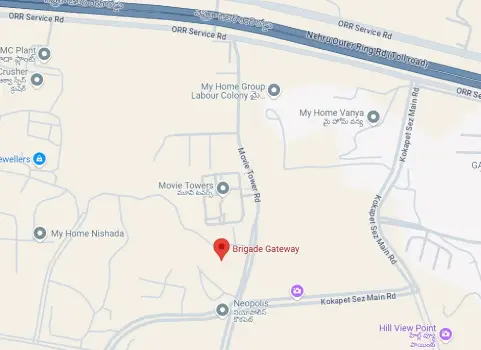 Brigade Gateway Hyderabad Address
